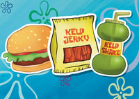 Ocean Fast Food Vinyl Sticker Pack | Car Decals | Laptop Decals | Water Bottle Decals |