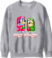 Happy Holidays Childrens Pullover Sweatshirt