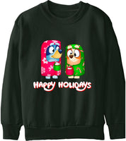 Happy Holidays Childrens Pullover Sweatshirt