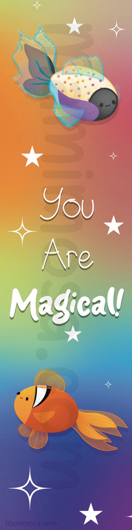 You Are Magical Bookmark | Stocking Stuffer | Book | Reader | Paper Bookmark