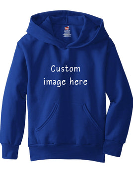 Custom Text Childrens Pullover Hoodie