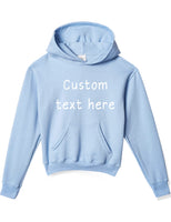 Custom Text Childrens Pullover Hoodie