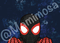 Spider Hero Vinyl Car Peeker | Character Stickers | Car Accessories | Water Bottle Decal | Laptop Decals | Bumper Stickers |