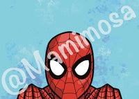 Spider Hero Vinyl Car Peeker | Character Stickers | Car Accessories | Water Bottle Decal | Laptop Decals | Bumper Stickers |