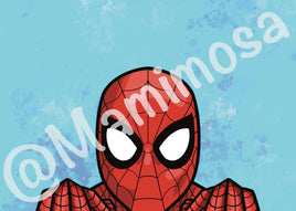 Spider Hero Vinyl Car Peeker | Character Stickers | Car Accessories | Water Bottle Decal | Laptop Decals | Bumper Stickers |