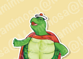 Turtle Vinyl Car Peeker | Character Stickers | Car Accessories | Water Bottle Decal | Laptop Decals | Bumper Stickers |