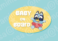 Baby on Board Car Bumper Sticker | Bumper Stickers | Car Sticker |