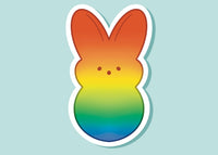 Easter Marshmallow Bunny Vinyl Stickers | Car Decals | Laptop Decals | Water Bottle Decals |