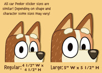 Dog Friends (Part 2) Car Peekers | Car Decals | Laptop Decals | Water Bottle Decals |